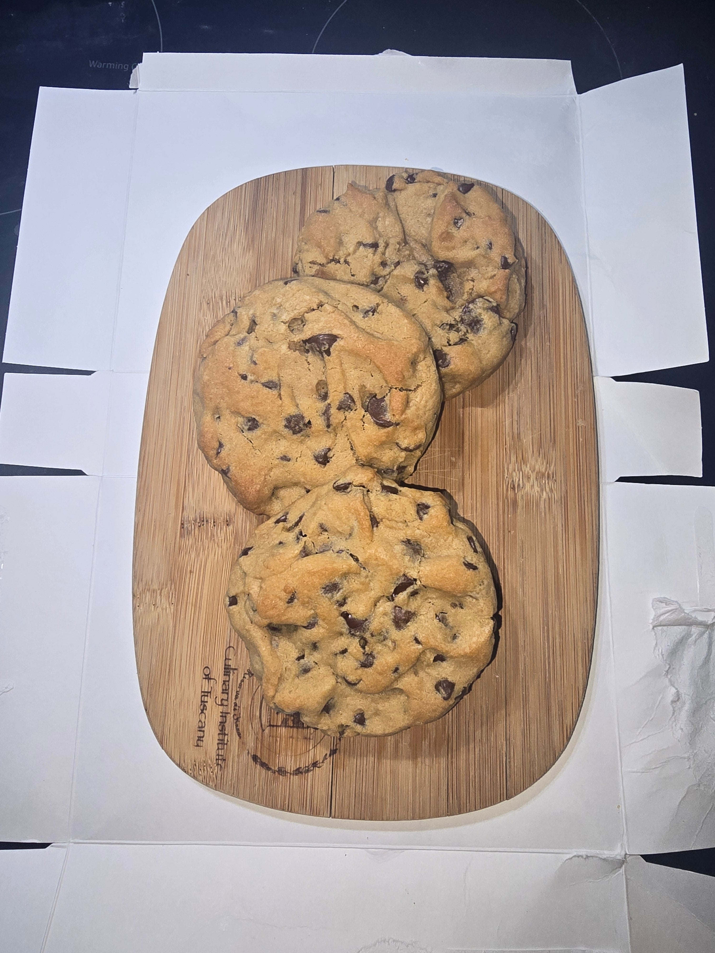 Triple Chocolate Chip Cookie