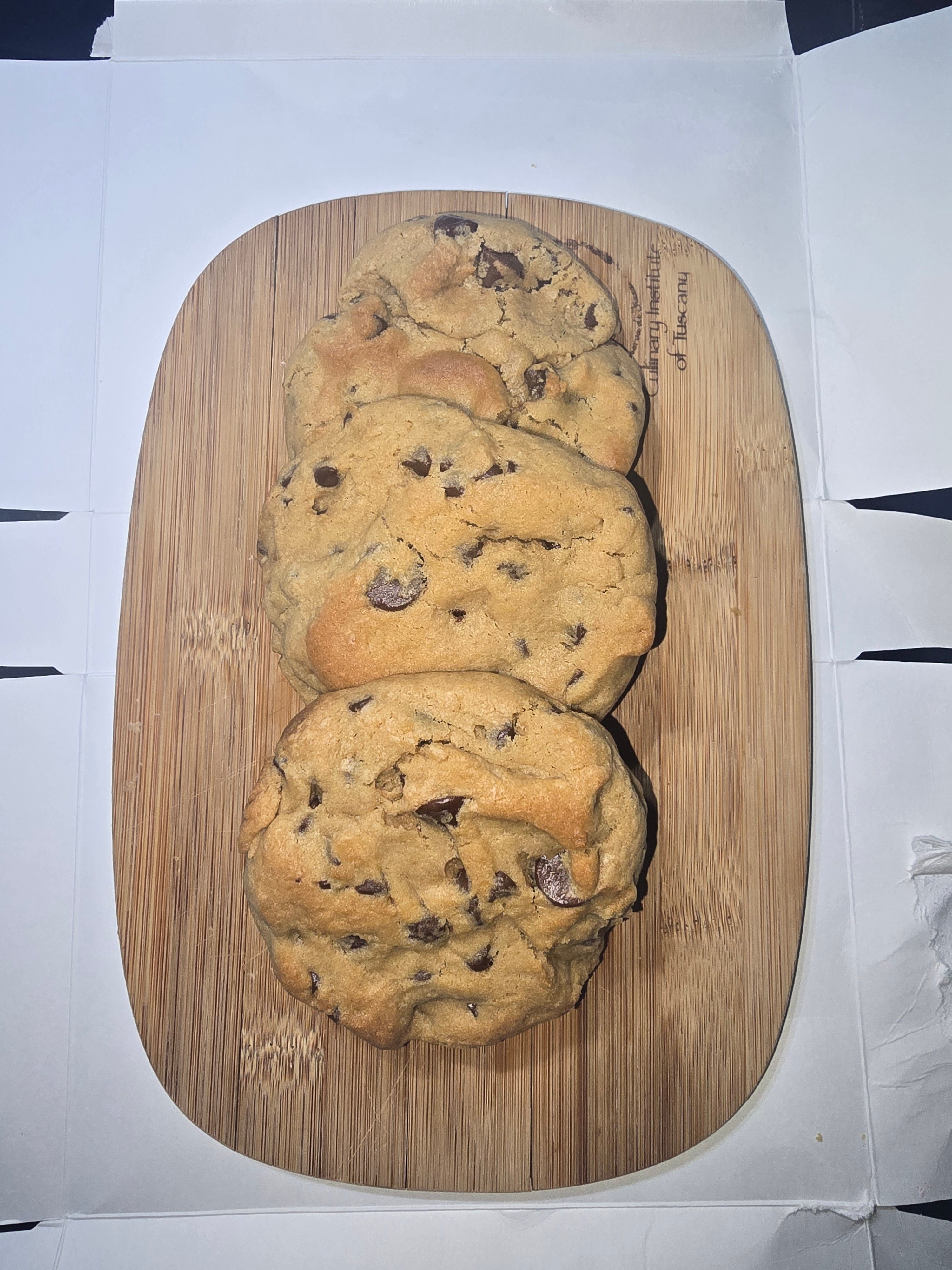 Triple Chocolate Chip Cookie